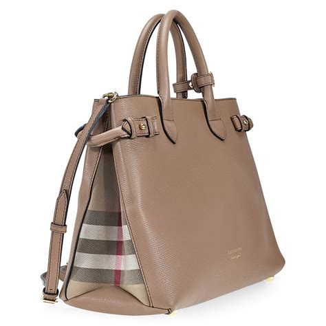 Burberry banner medium tote